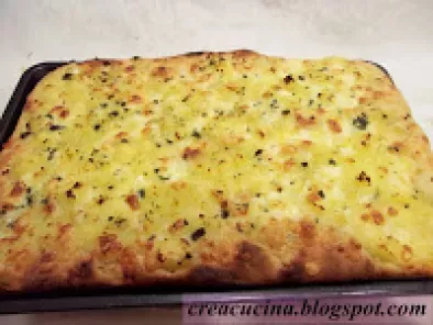 Pizza con le patate (impasto di Gabriele Bonci)