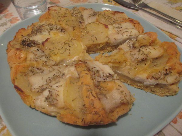 Pizza Di Farina Di Ceci Con Sogliola E Patate Al Rosmarino Ricetta Petitchef