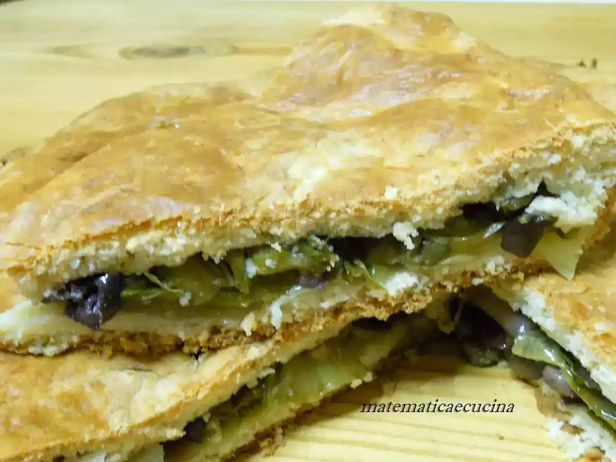 Pizza di Scarola con la Scarola Cruda - foto 2