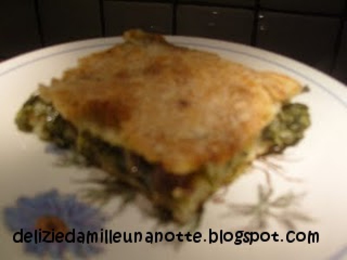 PIZZA RIPIENA CON RAPE E SALSICCIA