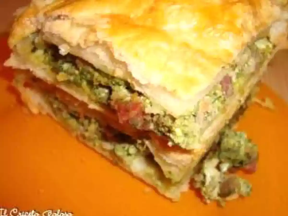 Pizza rustica agli spinaci