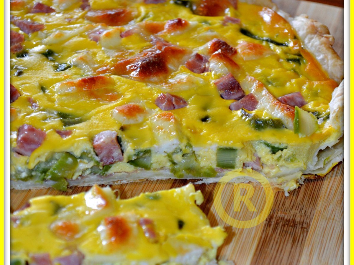 PIZZA RUSTICA CON ASPARAGI E SPECK - foto 3