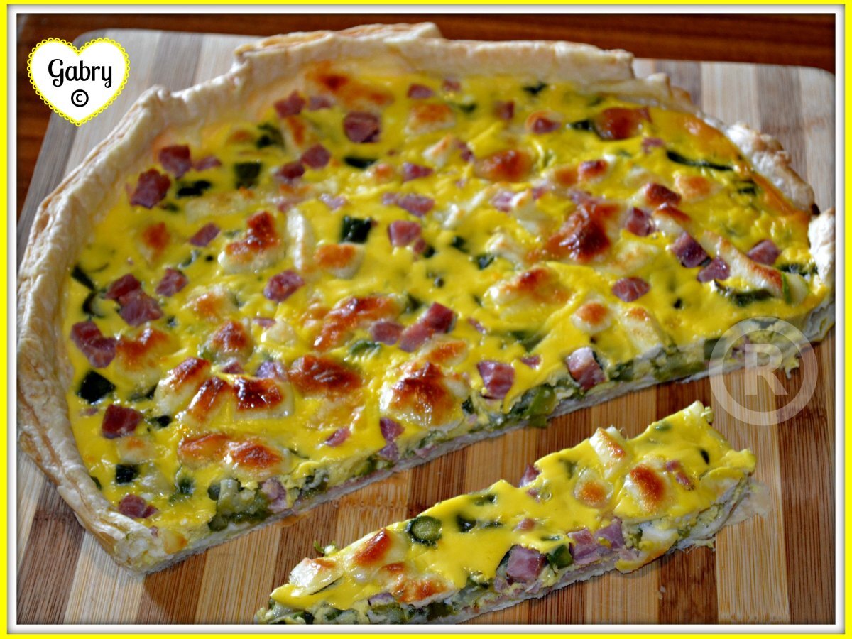 PIZZA RUSTICA CON ASPARAGI E SPECK - foto 4