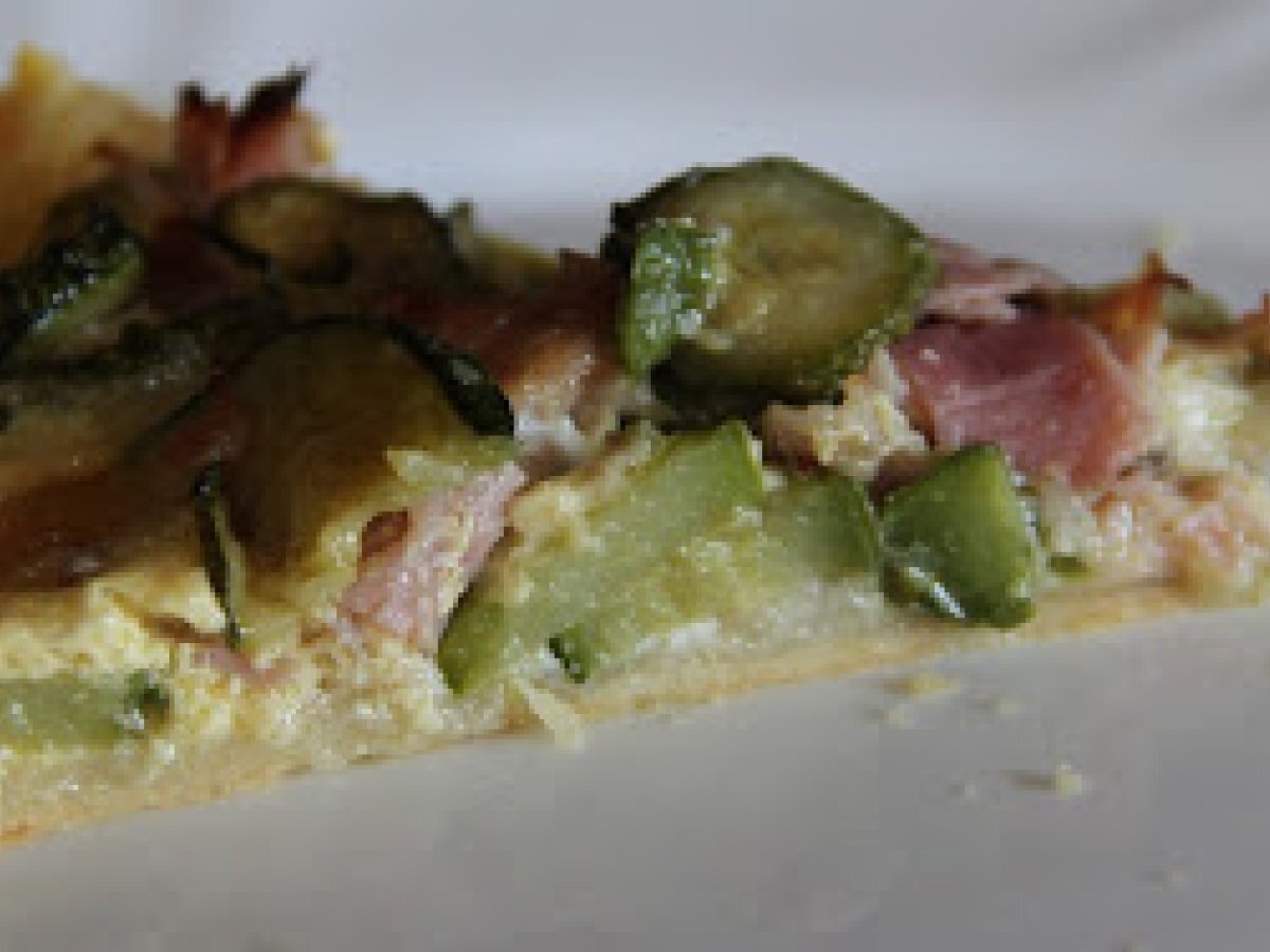 Pizza rustica con le zucchine