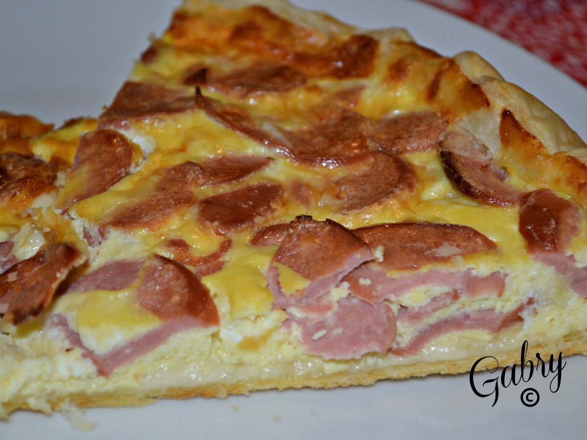 Pizza rustica con stracchino e wurstel - foto 2