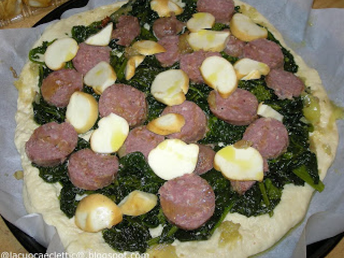 Pizza salsiccia e friarielli