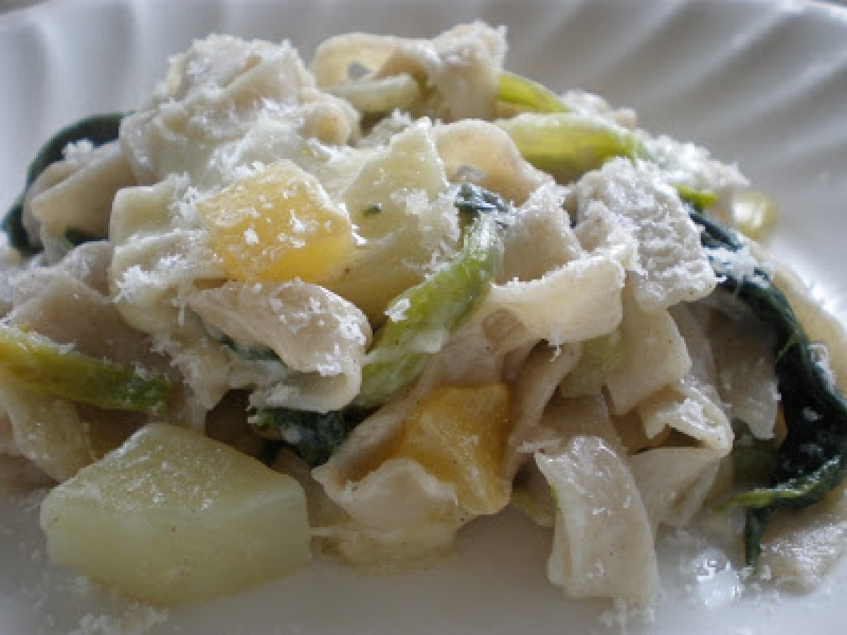 Pizzoccheri verdure e formaggio