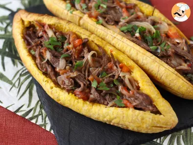 Platani ripieni con carne sfilacciata, la ricetta colombiana spiegata passo a passo, foto 4
