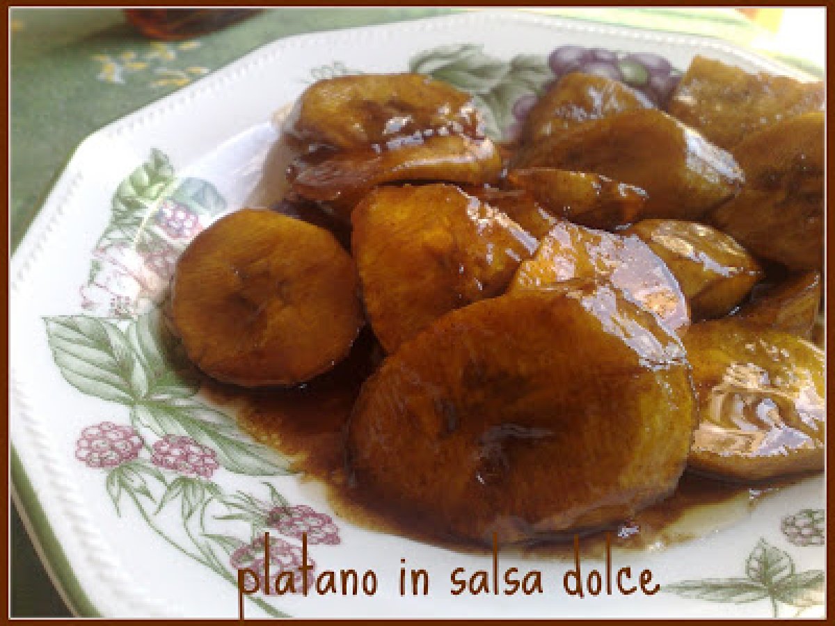 PLATANO IN SALSA DOLCE