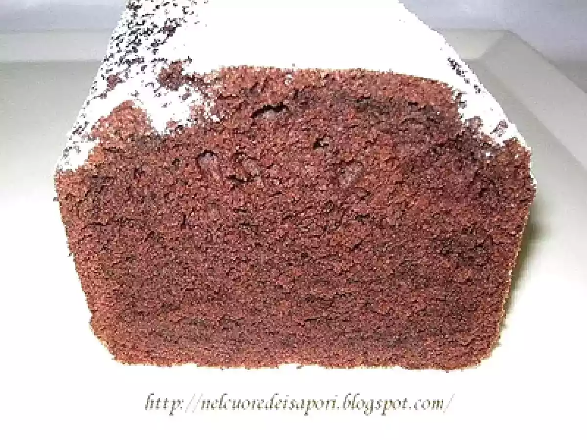 Plum cake al cacao, solo albumi