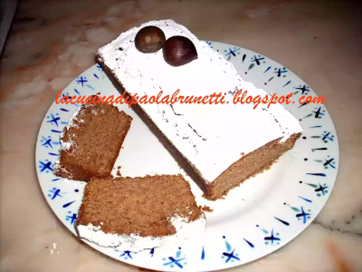 Plum cake con farina di castagne