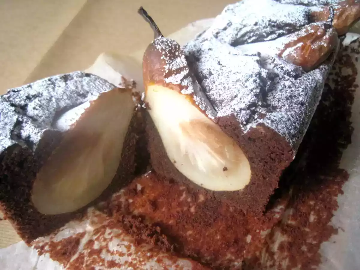 Plum cake pere e cioccolato - foto 2