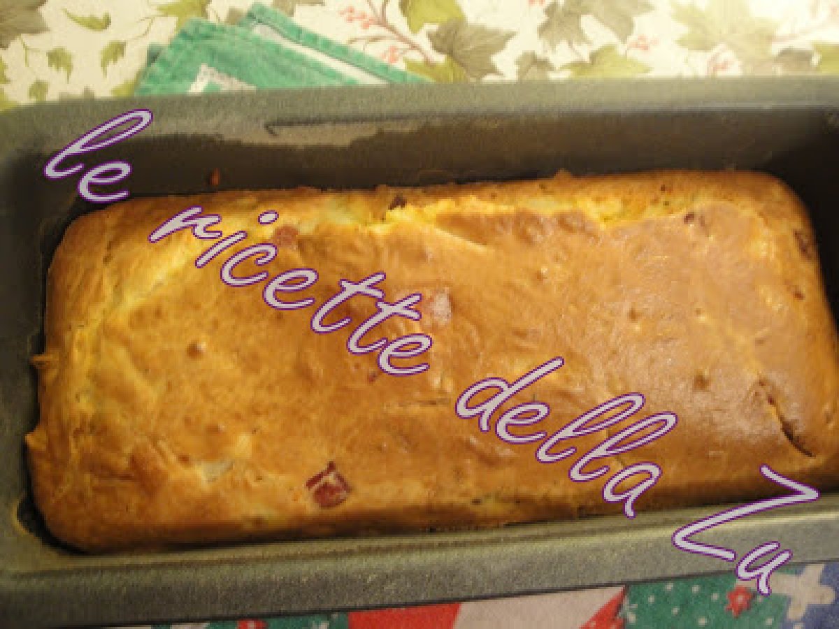 Plum Cake Salato con Cipolla e Pancetta - foto 2