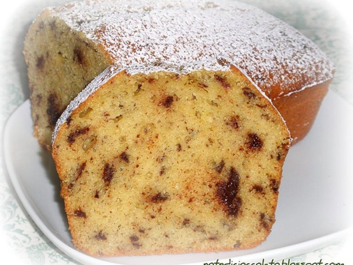 Plum cake stracciatella