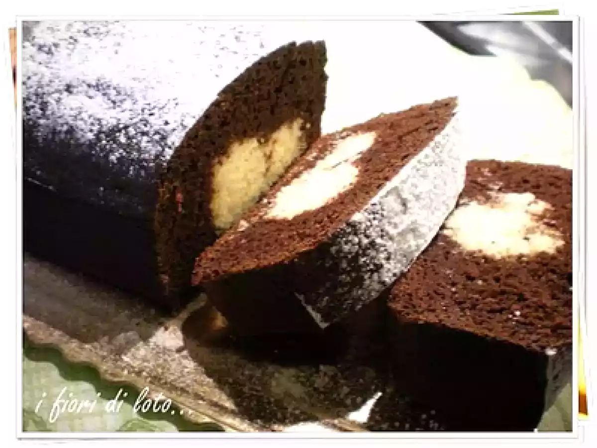 PLUMCAKE AL CIOCCOLATO CON CUORE MORBIDO AL COCCO