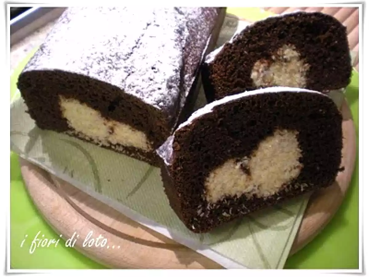 PLUMCAKE AL CIOCCOLATO CON CUORE MORBIDO AL COCCO - foto 2