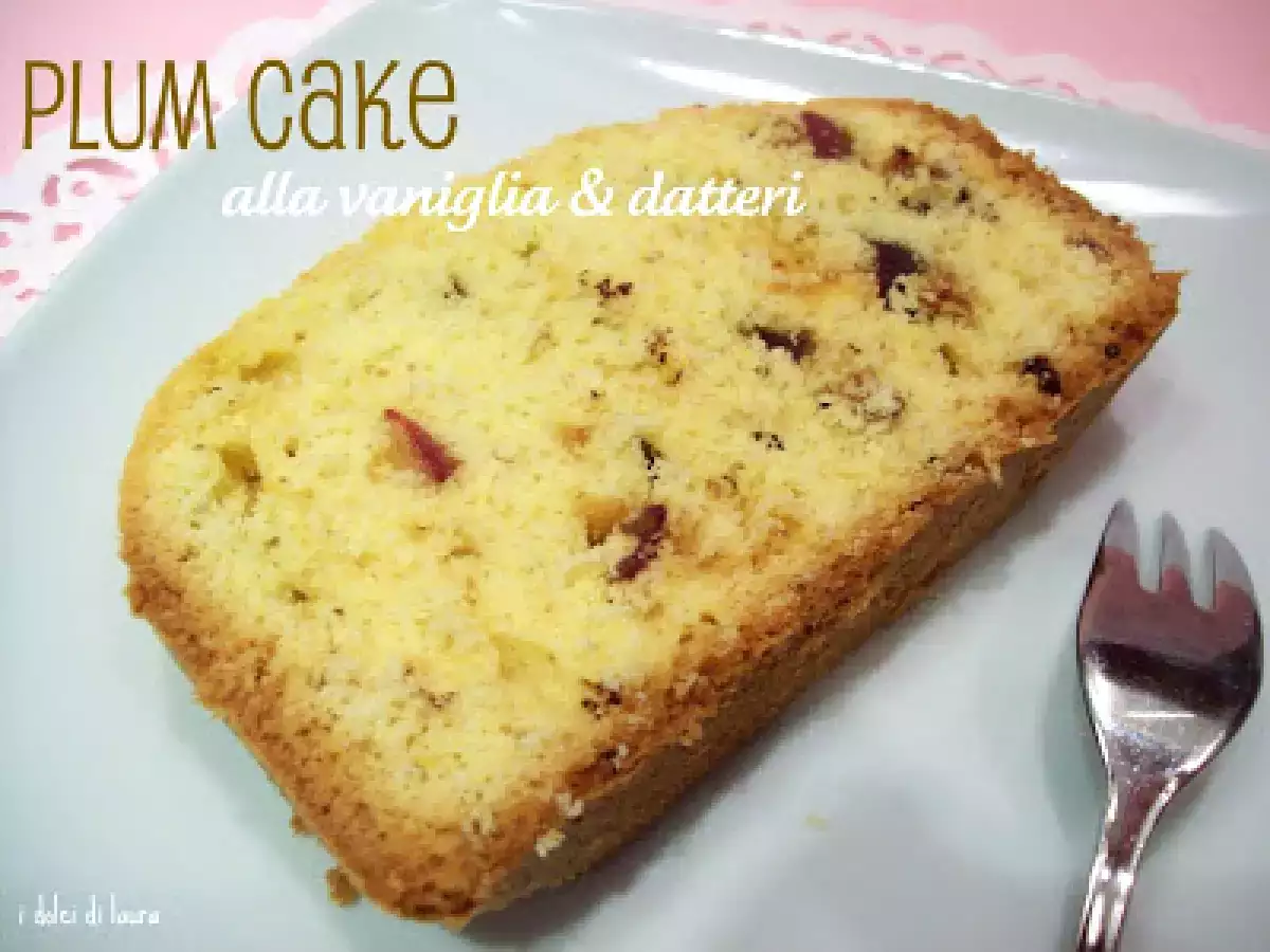 Plumcake alla vaniglia e datteri - foto 3