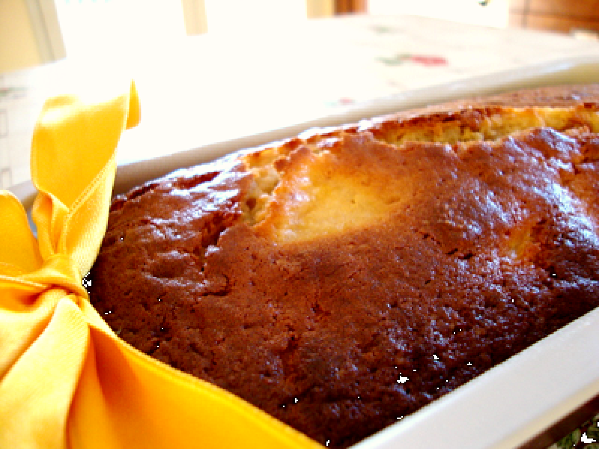 Plumcake alle pesche e amaretti, foto 6