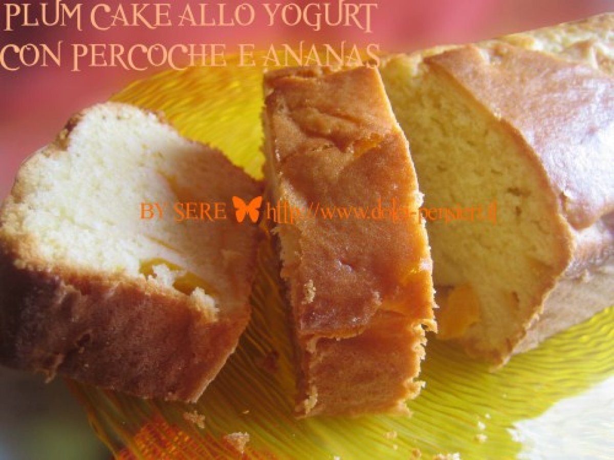 Plumcake allo yogurt con percoche - foto 2