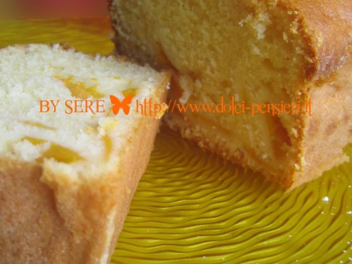 Plumcake allo yogurt con percoche - foto 3