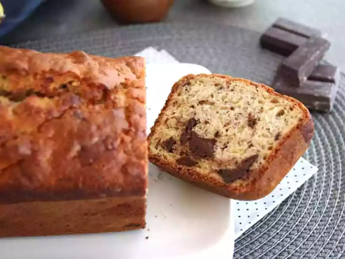 Plumcake banana e cioccolato fondente - Ricetta facile - foto 3