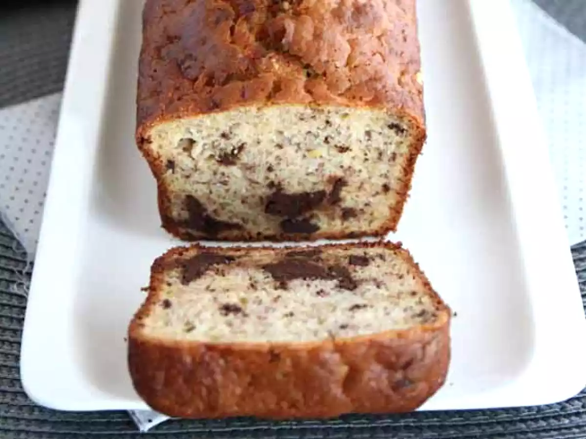 Plumcake banana e cioccolato fondente - Ricetta facile - foto 4