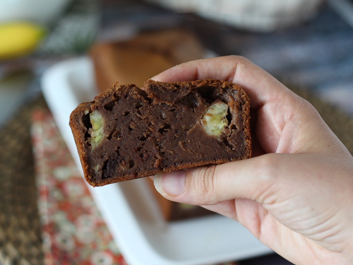 Plumcake cioccolato e banane, un impasto soffice e goloso - foto 3