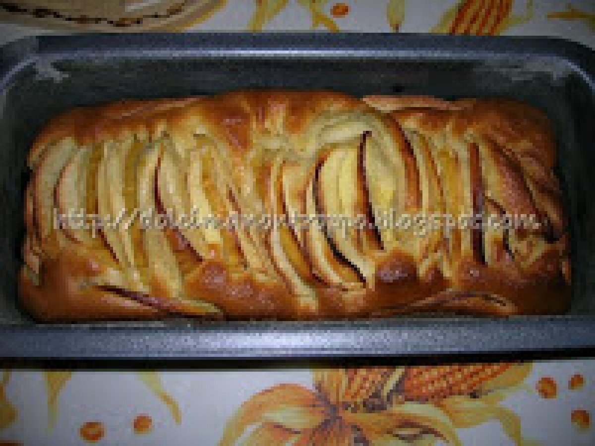 PLUMCAKE CON MELE E ALBICOCCHE SECCHE - foto 2