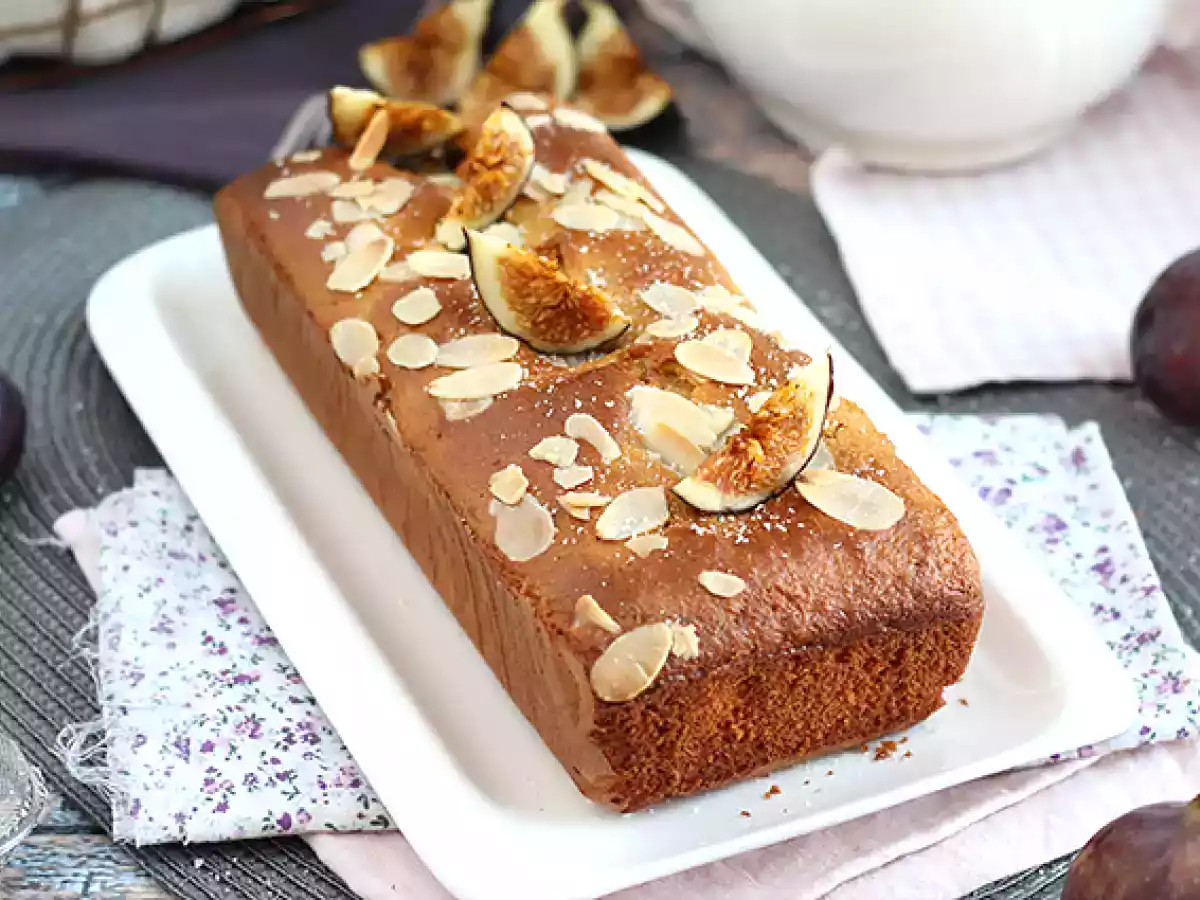Plumcake fichi e mandorle - foto 5