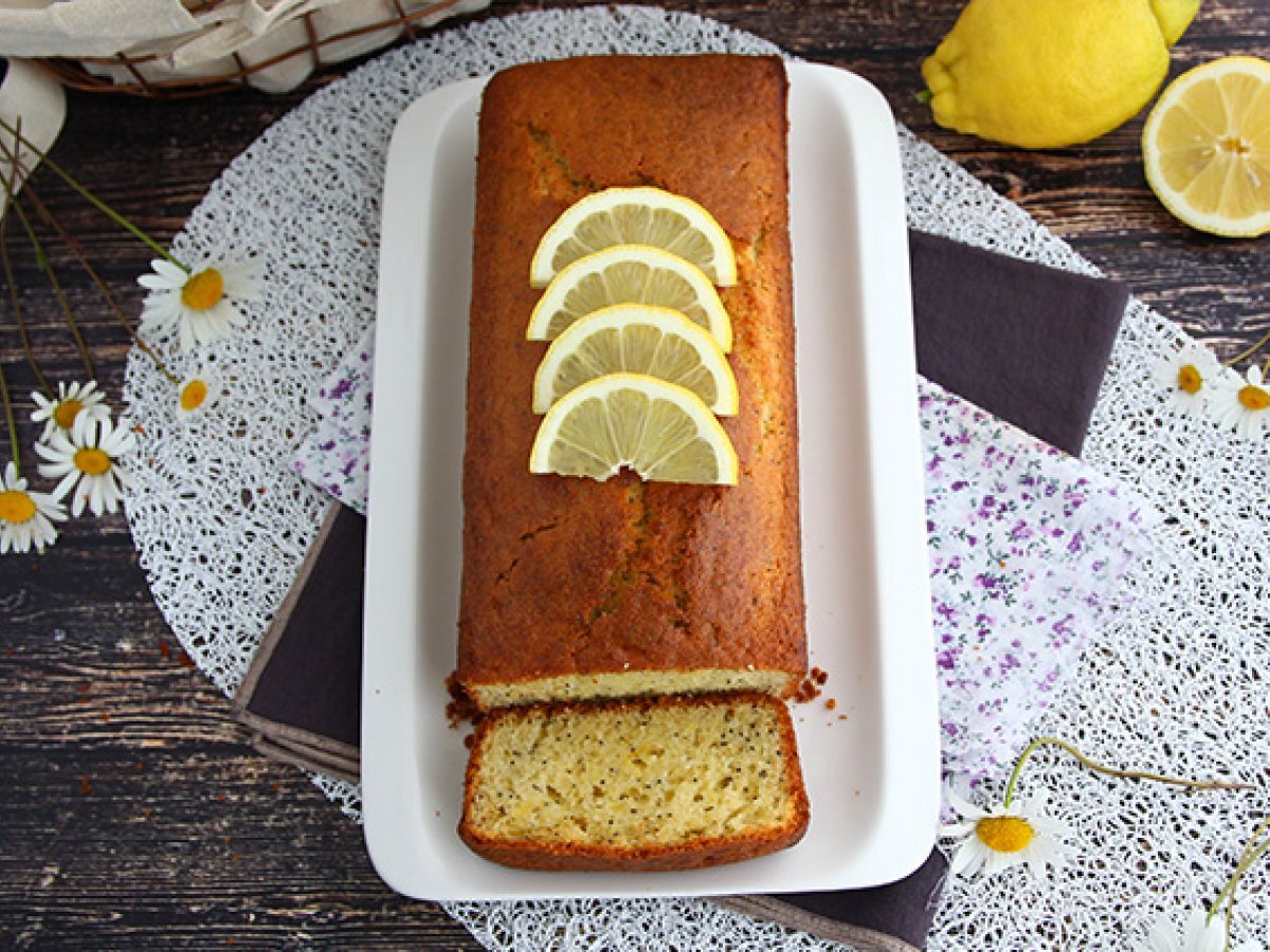 Plumcake limone e semi di papavero - foto 2