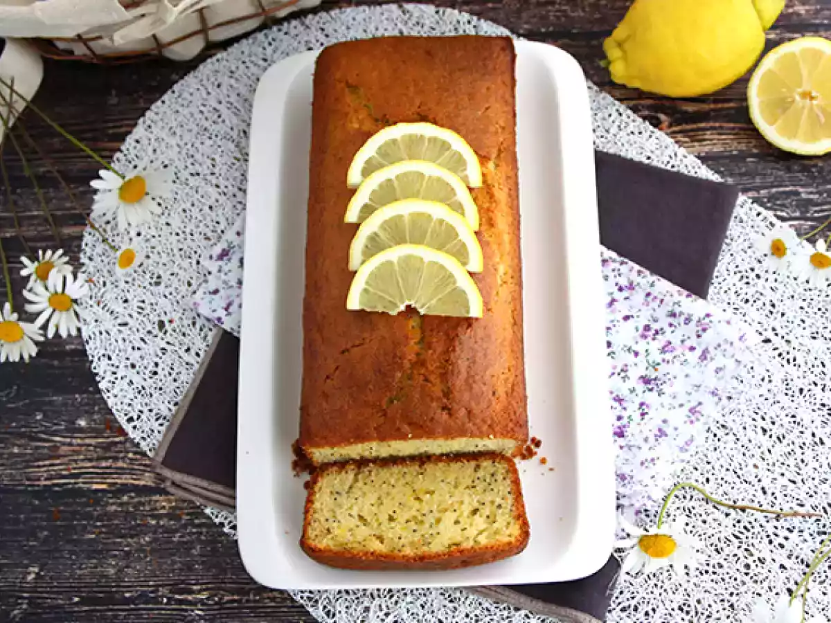 Plumcake limone e semi di papavero - foto 2