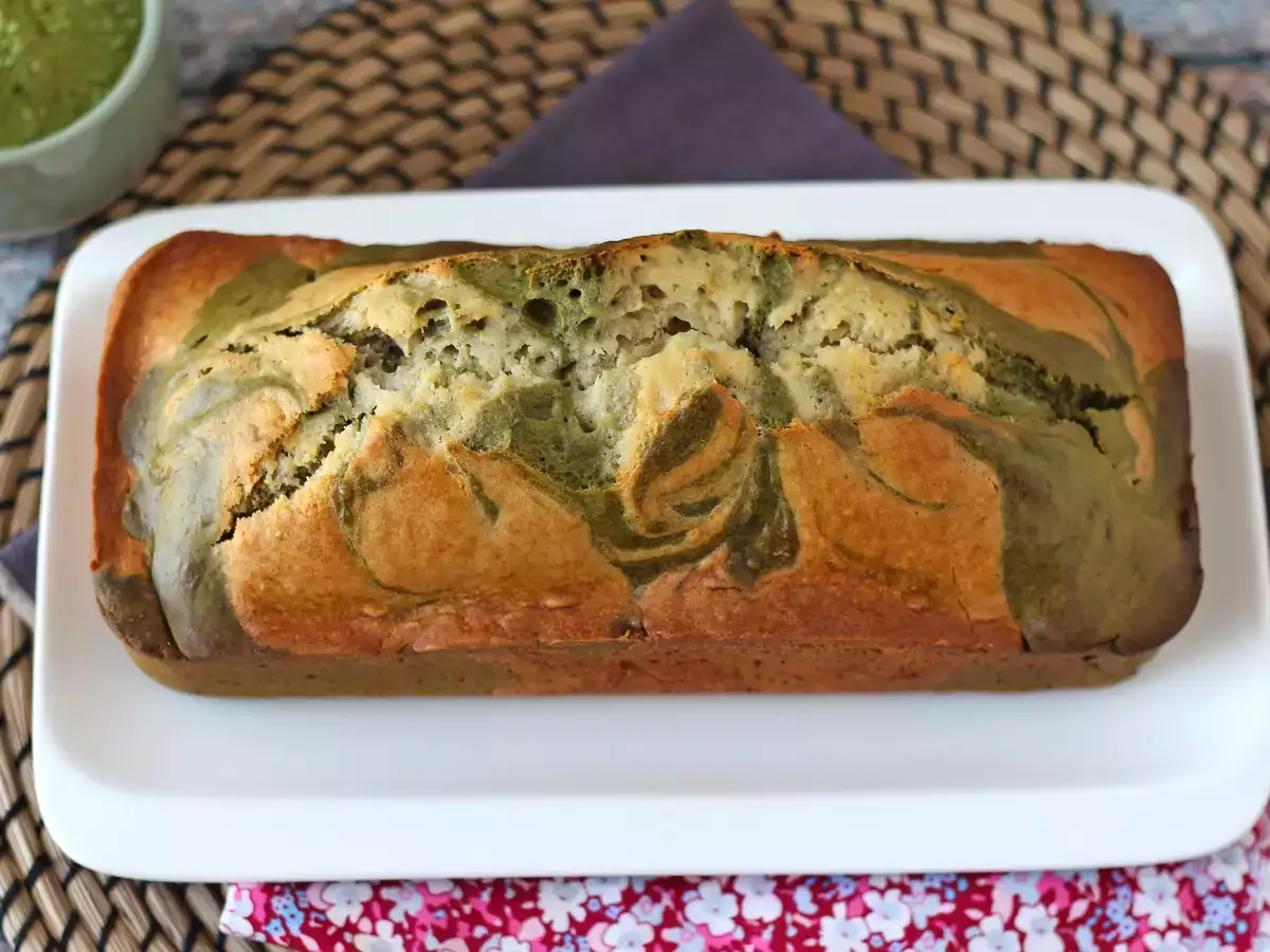 Plumcake marmorizzato al tè matcha soffice e goloso - foto 4