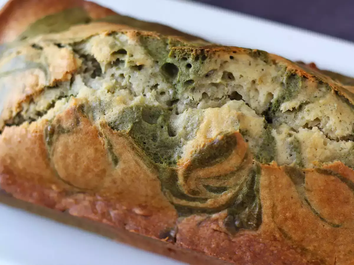 Plumcake marmorizzato al tè matcha soffice e goloso - foto 6