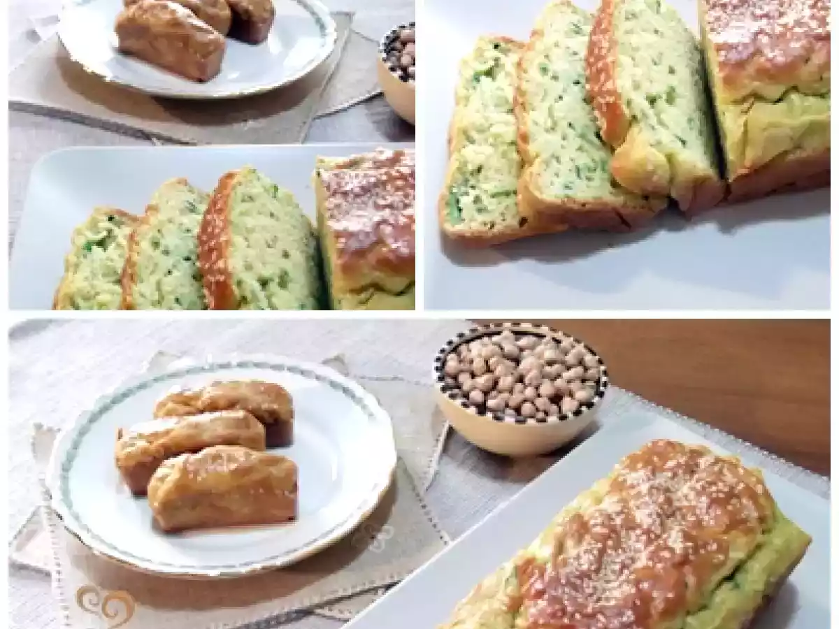 Plumcake salato con farina di ceci e zucchine - foto 2