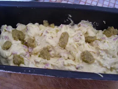 Plumcake salato con formaggio e salame - foto 2