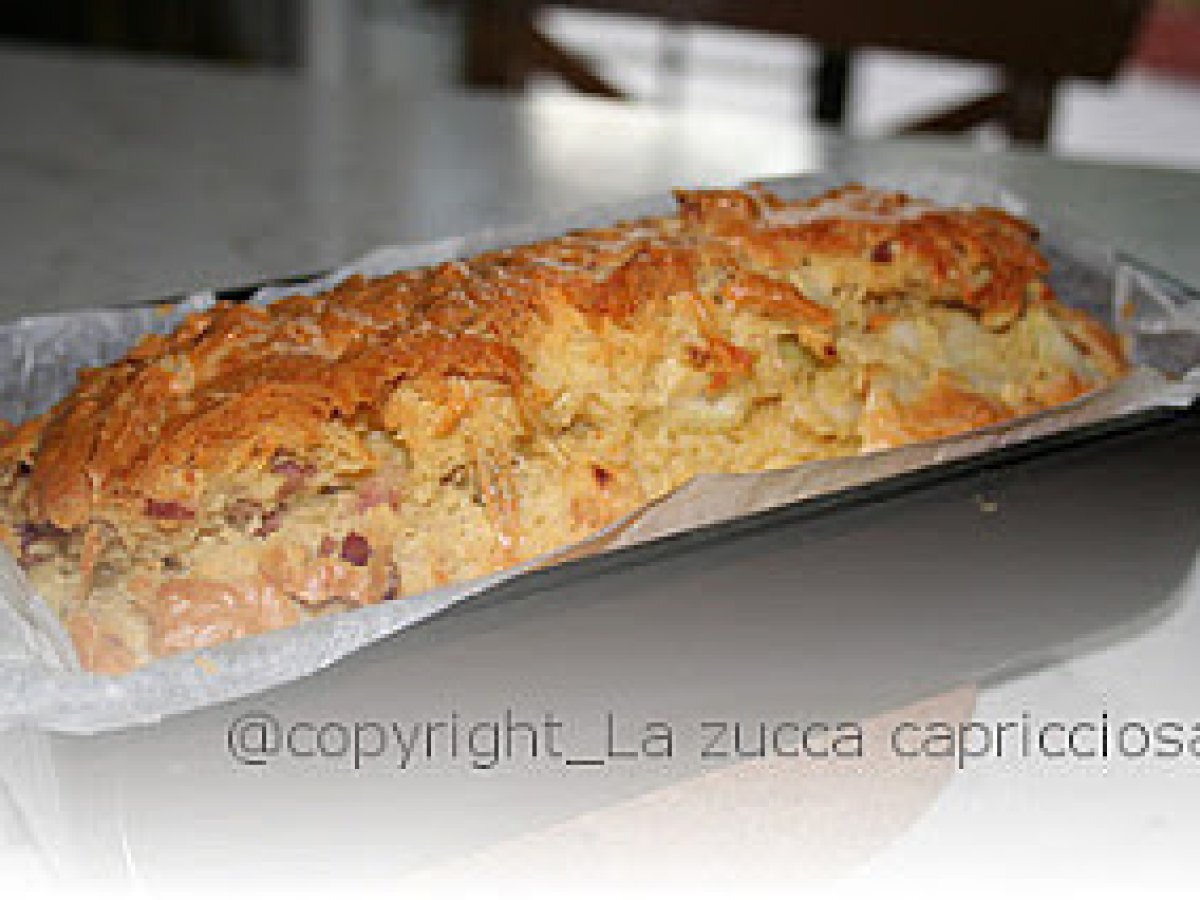 Plumcake salato con pancetta e latte di soia - foto 2