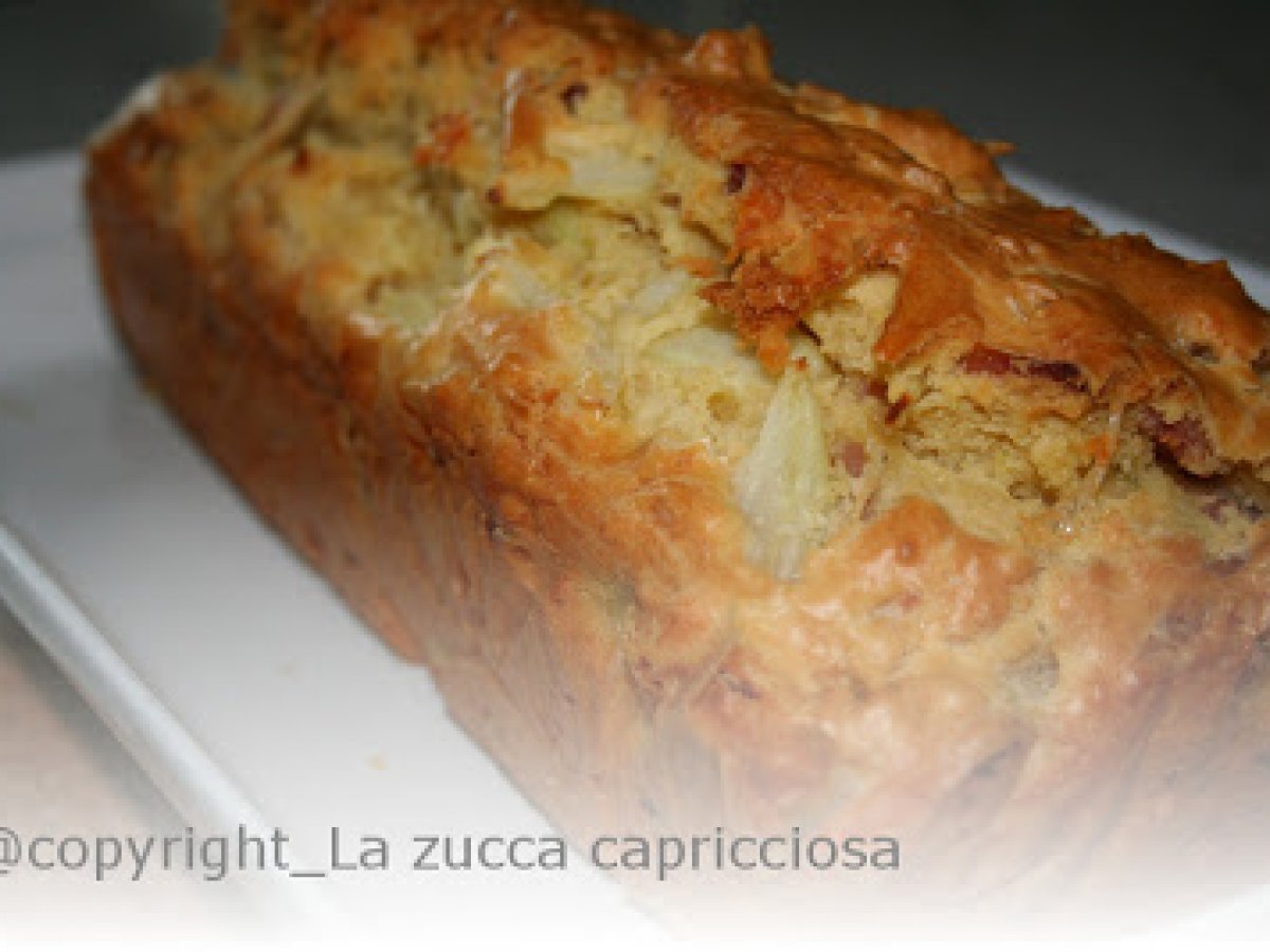 Plumcake salato con pancetta e latte di soia - foto 4