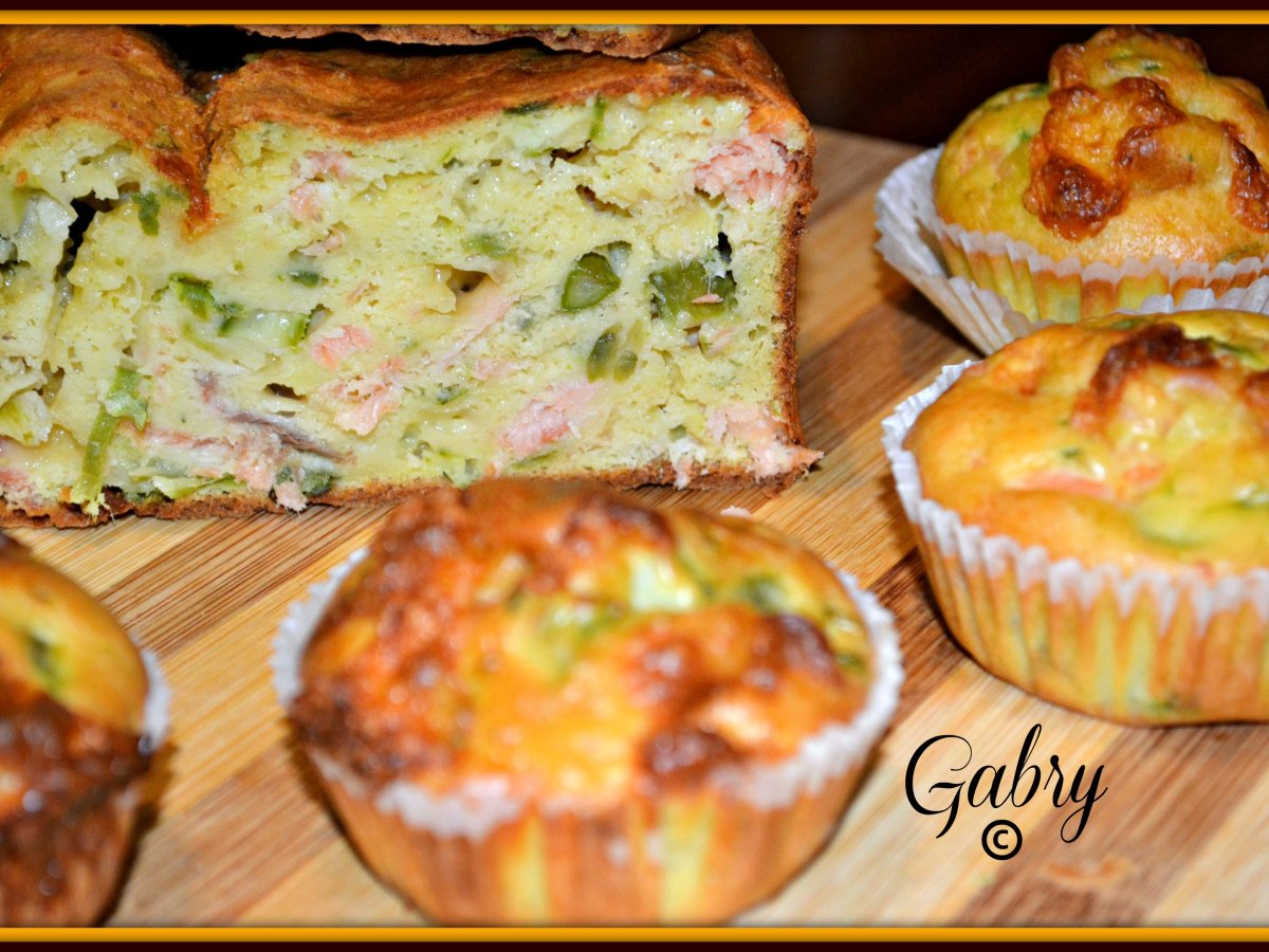 Plumcake salato con salmone, asparagi e provola affumicata - foto 6