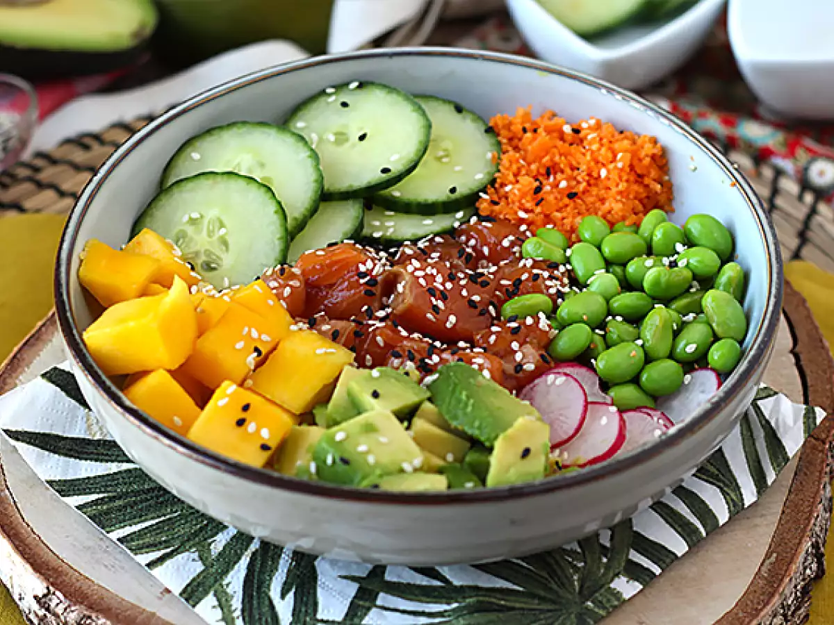 Poke bowl al salmone - foto 5