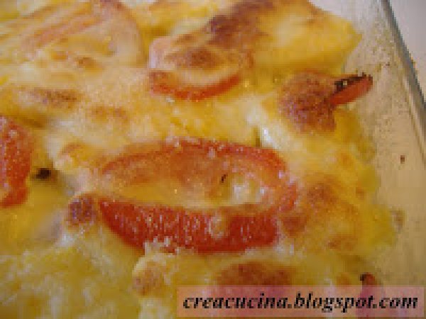 POLENTA AL FORNO CON POMODORI E MOZZARELLA - foto 2