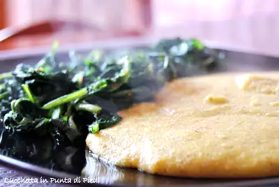 Polenta di storo e tarassaco