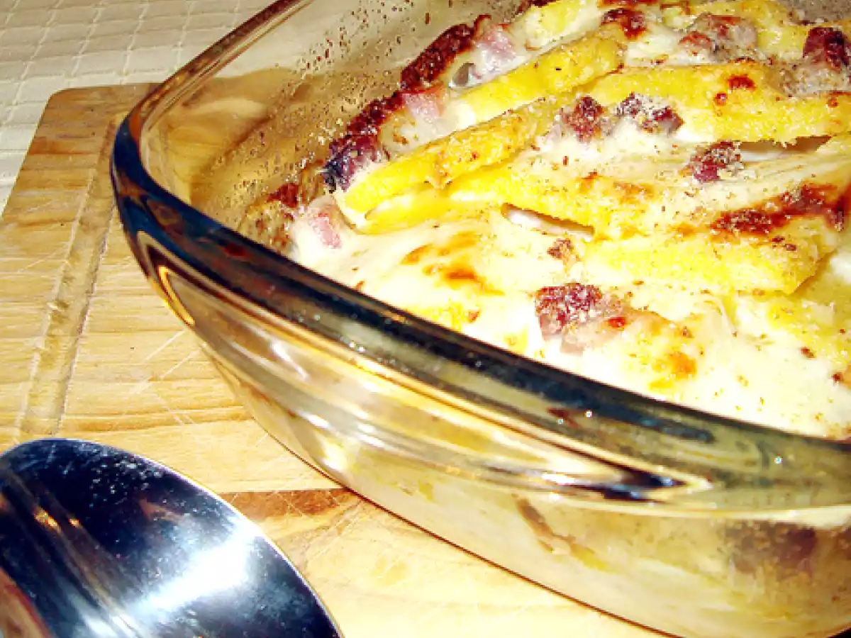 Polenta pasticciata allo speck