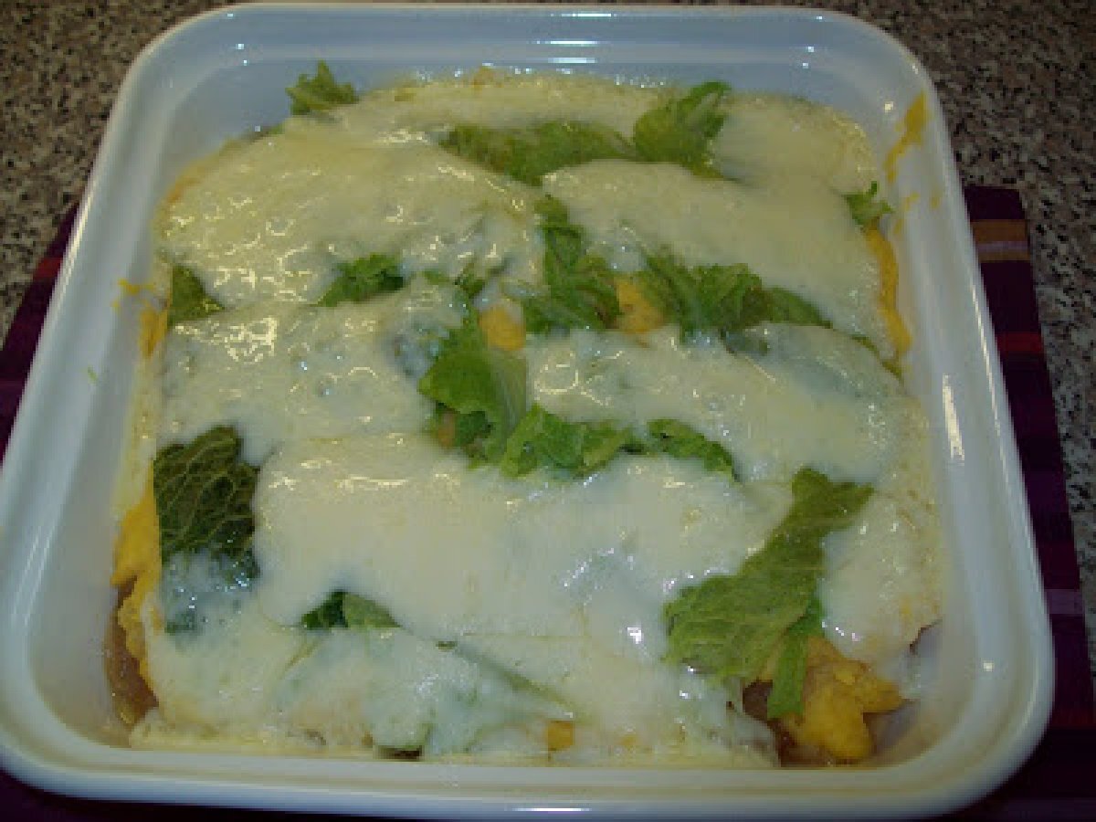POLENTA PASTICCIATA CON VERZA