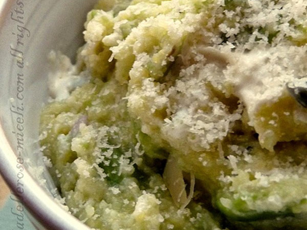 Polentina con le fave fresche e parmigiano - foto 2