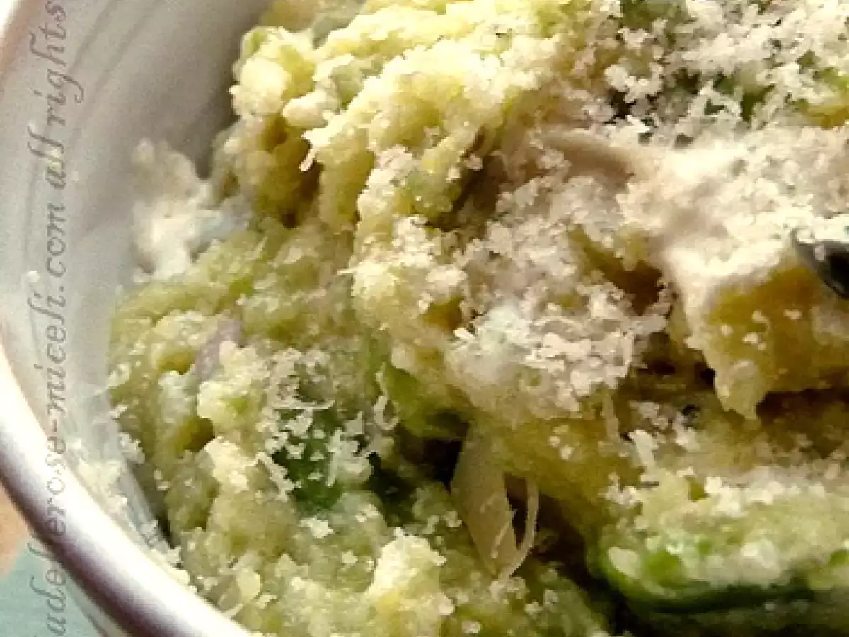Polentina con le fave fresche e parmigiano - foto 2