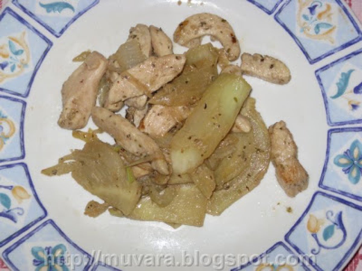 Pollo ai finocchi