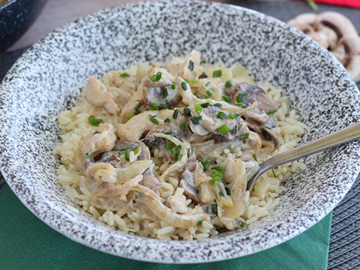 Pollo ai funghi champignon - foto 4