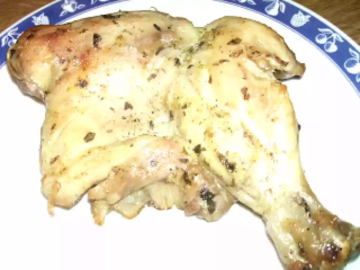 Pollo al curry al forno