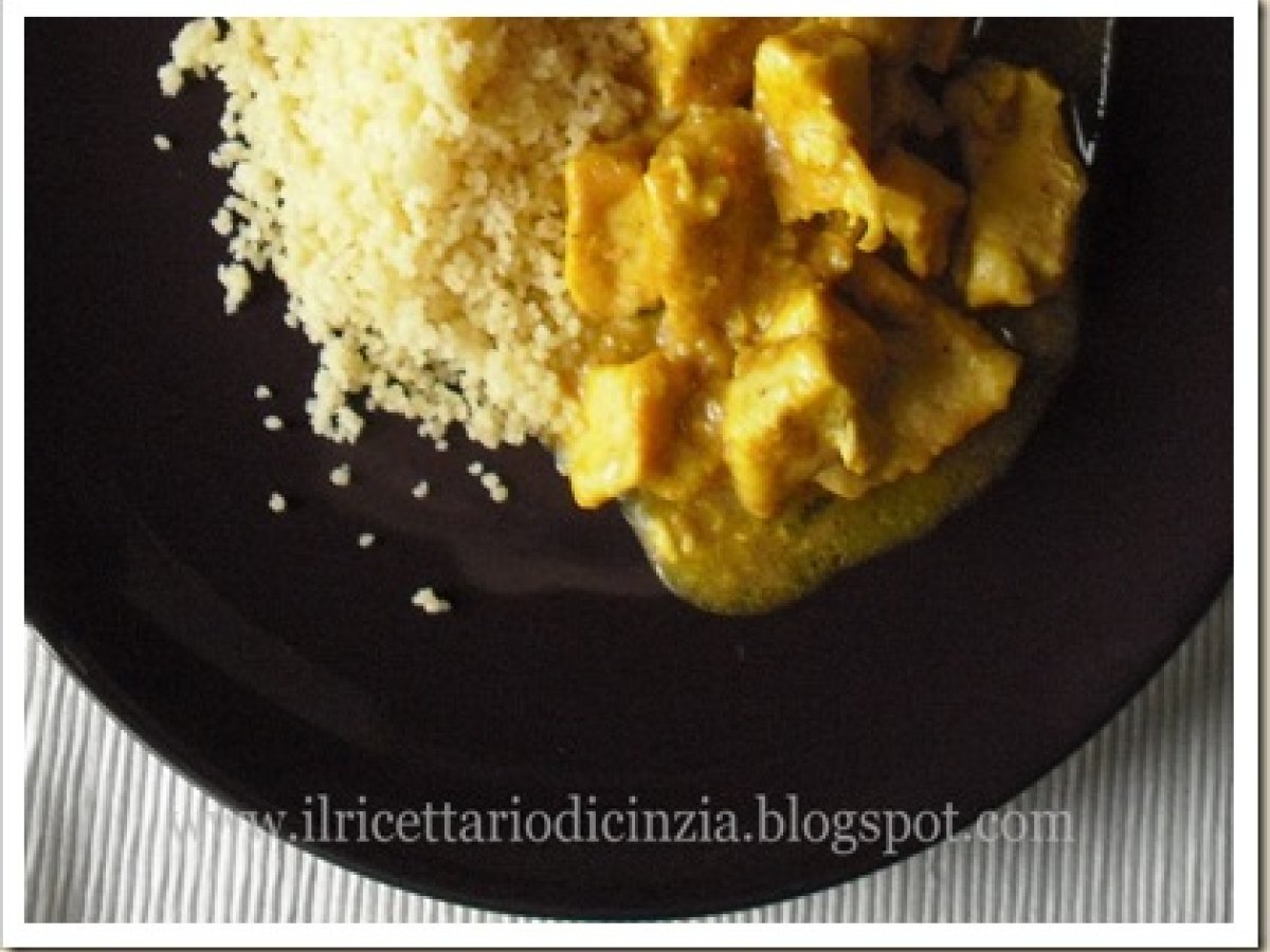 Pollo al curry con cous cous