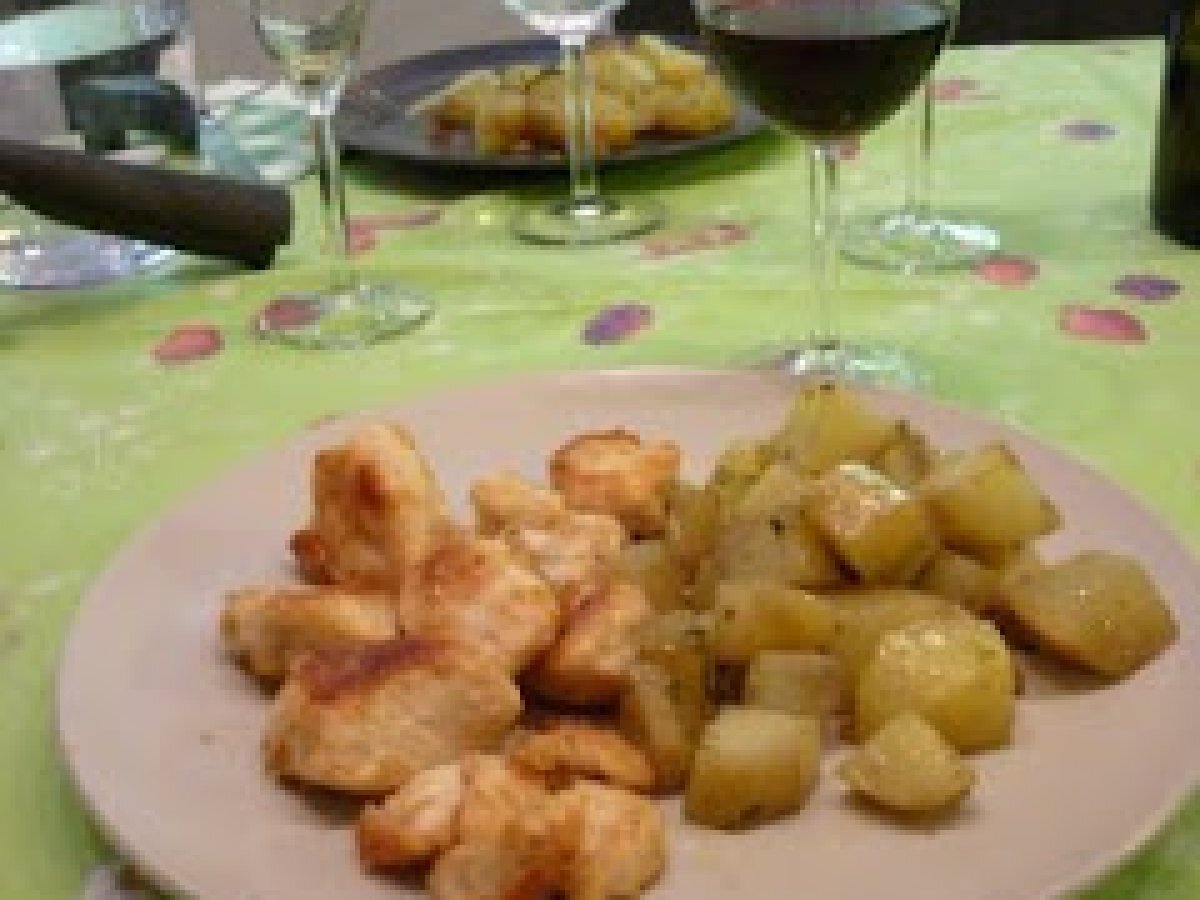 Pollo al curry con patate